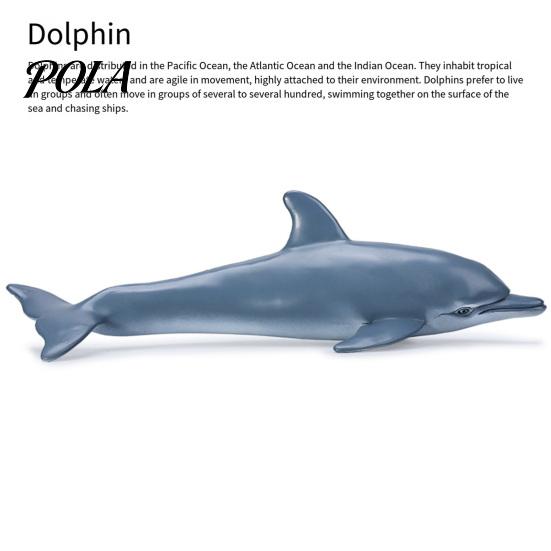 Sea Animal Educational Toy Simulated Marine Life Model, Realistic Whale Shark Dolphin Figurine, PVC Model for Toddlers Boys Girls