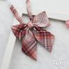 Personalized Flower Plaid Uniform Collar Flower Bow Tie Small Fresh Sailor Suit Bow KTB
