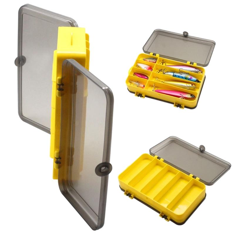 13 Grid Double Sided Fishing Tackle Box Placing Baits Plastic Tackle Box Waterproof Portable Lure Storage Container