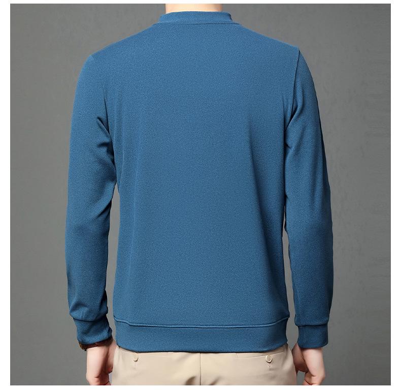 Herr Mellantjock Dubbelsidig Tysk Sammet Långärmad Tröja