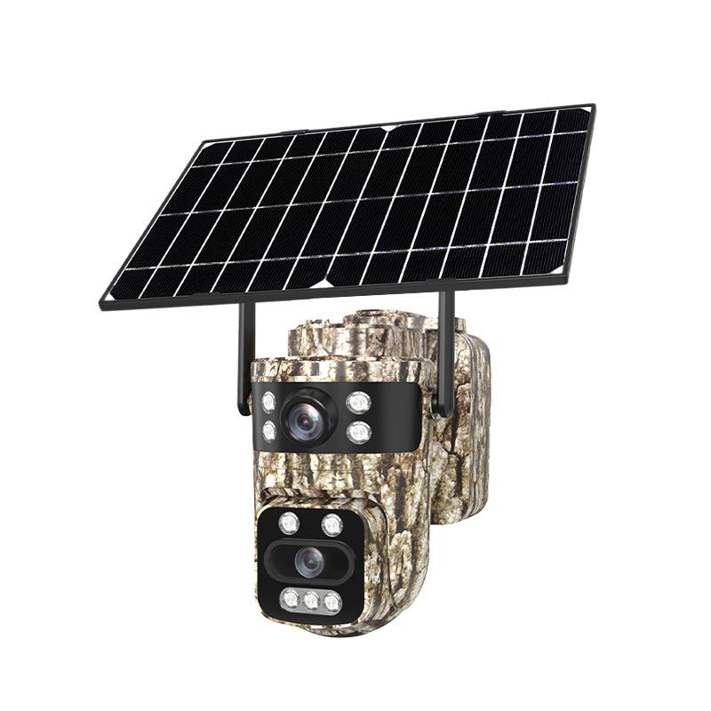 Camouflage Wireless Solar Camera with Remote Mobile Detection & Night Vision