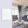 Matter European Standard Smart WiFi Touch Switch (Live/Neutral or Single Live Wire) with Alexa & HomeKit Compatibility.