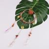 Simple Stylish Indoor Decor: Raw Stone Sun Catcher Wind Chime Pendant T109