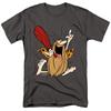 Captain Caveman - Captain Caverman -  Unisex Short Sleeve Children's T-shirt - Gray
