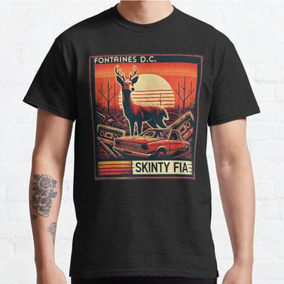 Men Fashion Casual Short Sleeves Skinty Fia Black Tees Oversized T-shirts