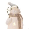 Ceramic Lighted Christmas Statue, Warm Light Table Decoration, Decorations