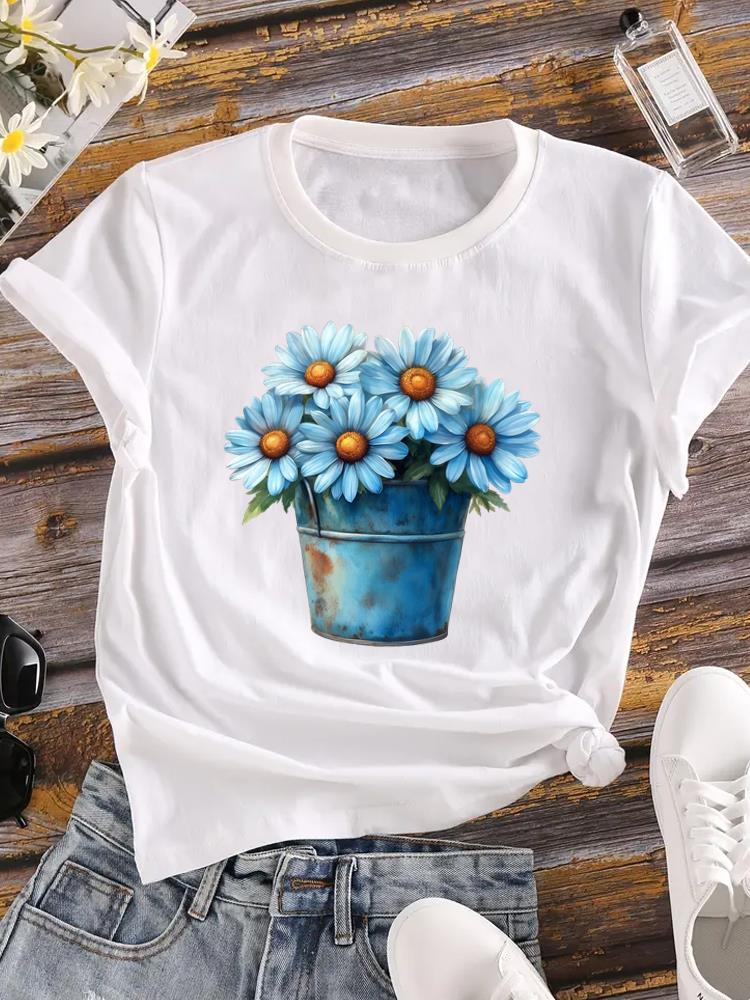 

(Asian Size) style letter cute Lady o-neck T Shirt Clothing Printed Female Top Casual Fashion Women Graphic Tee Short Sleeve T-shirts S