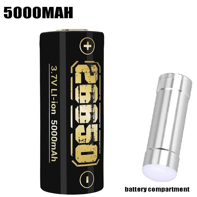 Rechargeable 9-LED High Lumen Tactical Flashlight, 10 Modes Waterproof EDC Flash Light Outdoor Survival Torch for Camping Hiking
