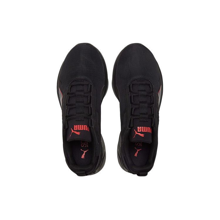 Puma Disperse Xt Synthetic Leather Fabric Mesh Comfortable Soft Low Top Lifestyle Casual Shoes Men Sneaker Black Gray Red 193728-12