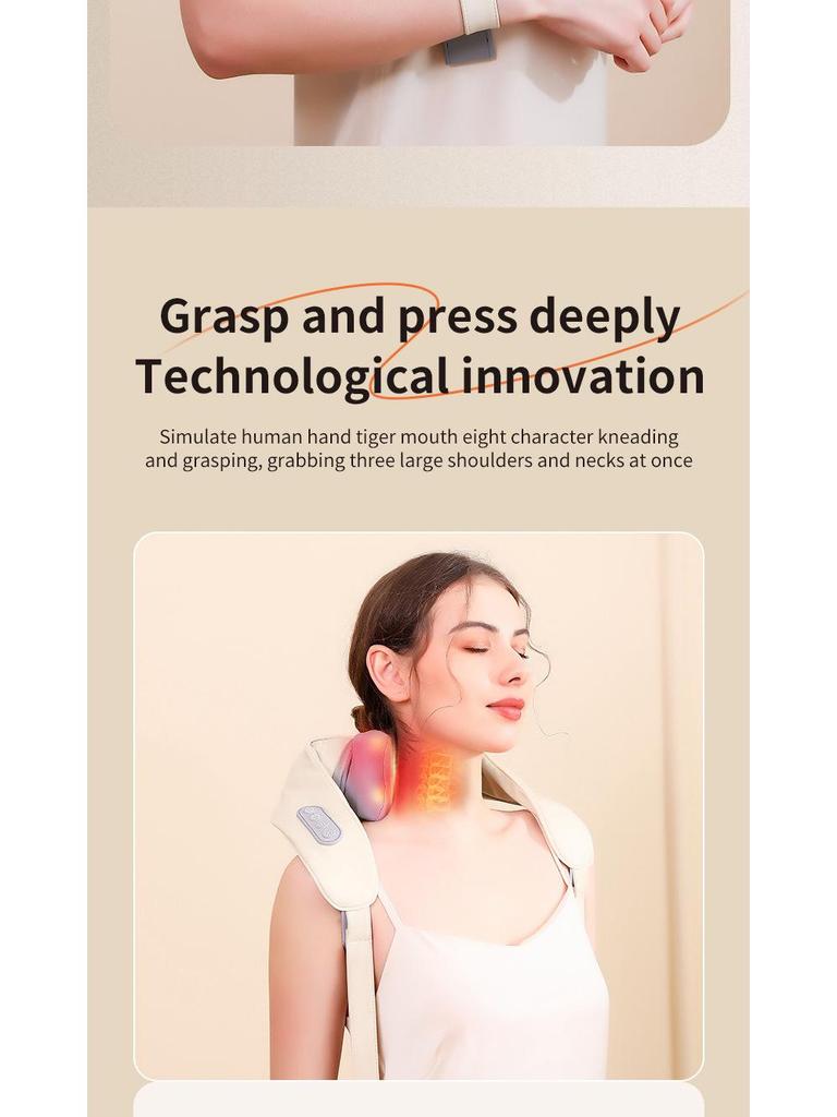 Smart Cross-Border Cervical Massager for Neck, Shoulder, Back, and Waist