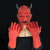 Demon Horror Lord Diablo Mask Cosplay Boss Belial Latexové masky Rukavice Kostýmy na Halloween Karneval Party