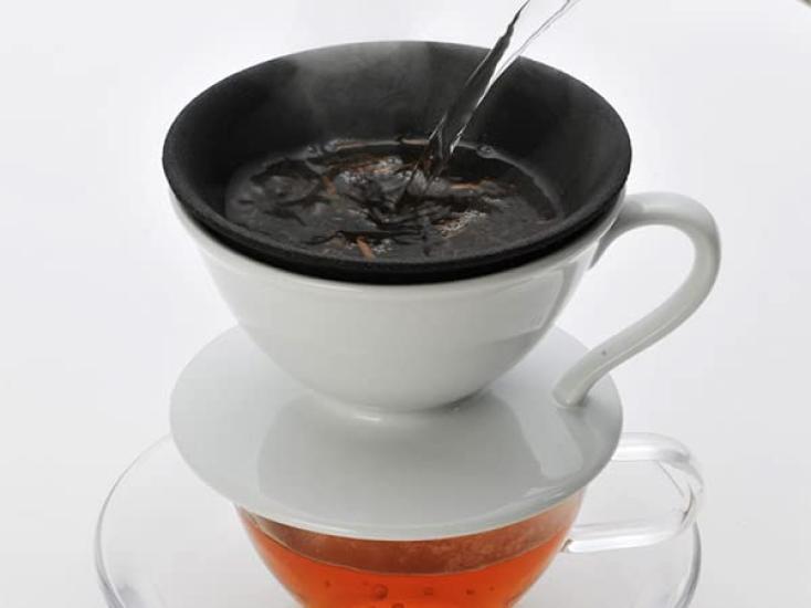 Minoru Kubota Pottery Kyuemon Ceramic Filter with Manual Mini Booklet (Ceramic Filter Only)