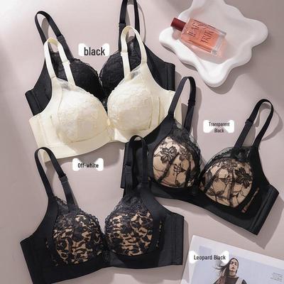 Nouveau Soutien-gorge Push-Up Sexy Sans Fil à Dentelle Frontale d'Été pour Femmes - Anti-Affaissement, Dos Magnifique, Amélioration de la Petite Poitrine.