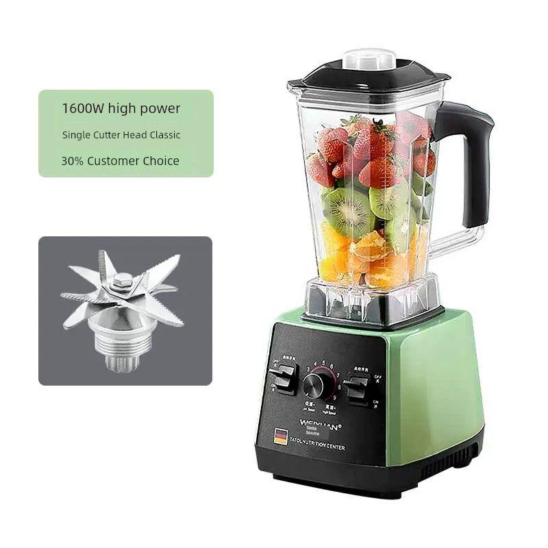 

Weiyuan German Fruit Electric Food Commercial Juicer Lotus leaf green [single head]]