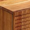 Sideboard with Shelf Brown 60 X 33 X 75 Cm Solid Mango Wood