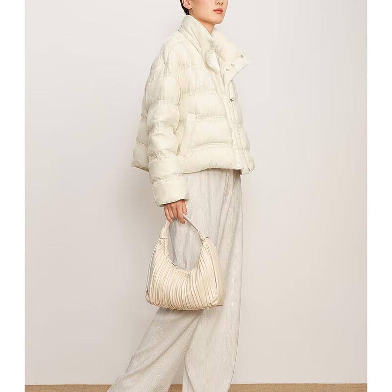 JiuZi Anna Kou Women's Hooded Duck Down Short Puffer Jacket