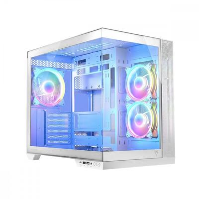 Computer Case VOLCANO PANORAMA APEX ARGB 3F MIDI White