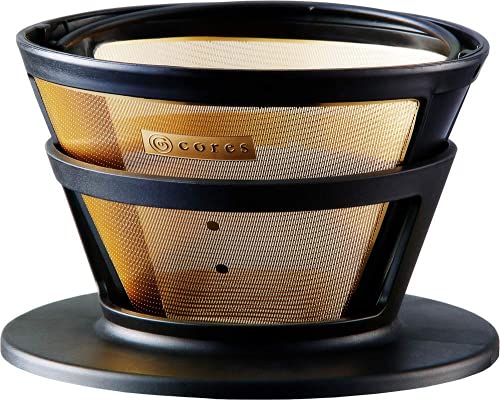 

[Official] cores C286BK Gold Filter Coffee Dripper (2-8 cups) with 3-Month Extended Warranty - Developed in collaboration with Maruyama Coffee