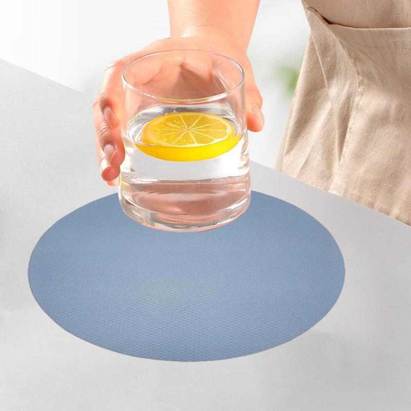 10pcs Rubber Jar Opener Gripper Pad Multi-Purpose Round Bottle Lid Openers Kitchen Pot Holder Gadget Eco-Friendly High Quality