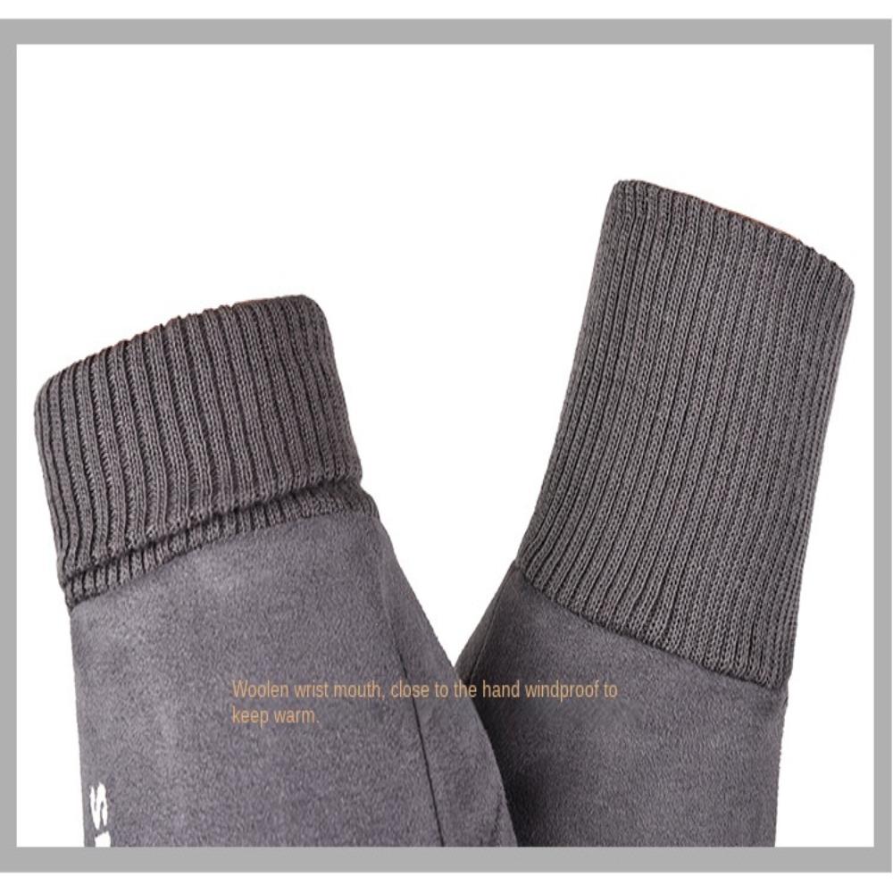 Cold Proof Hand Warmer Thickened Fingers Gloves New Warm Touch Screen Gloves  Outdoor Cycling