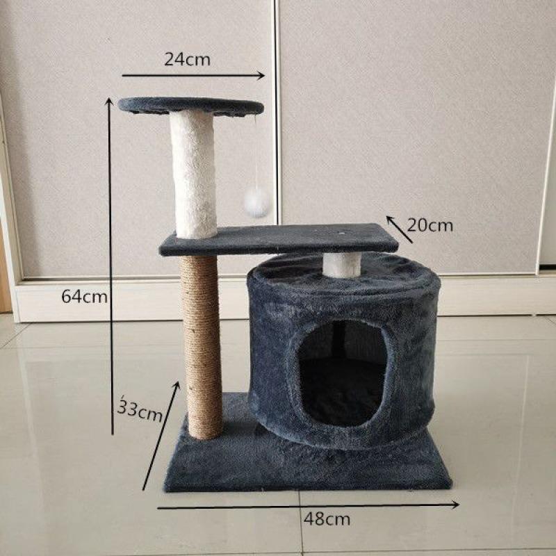 Copac pentru pisici pentru toate anotimpurile: Pat, Structură de cățărat, Stâlp de zgâriat, Frânghie sisal, Placă de zgâriat, Jucării și Accesorii.