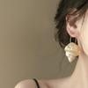 Holiday Wind Conch Shell Earrings Summer Small Fresh New Versatile Earrings Niche High-end Earrings Women