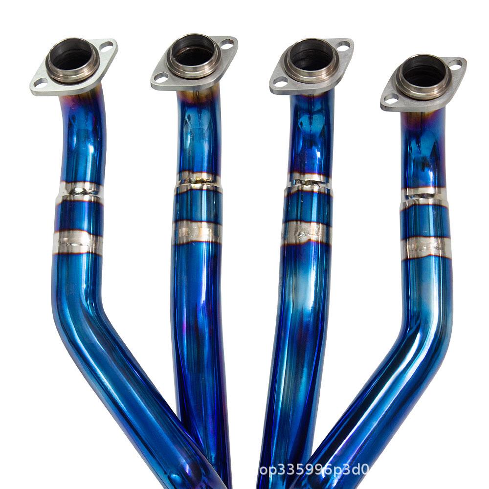 Kawasaki ZX6R Titanium Front Exhaust Pipe for 2021-2025 Models