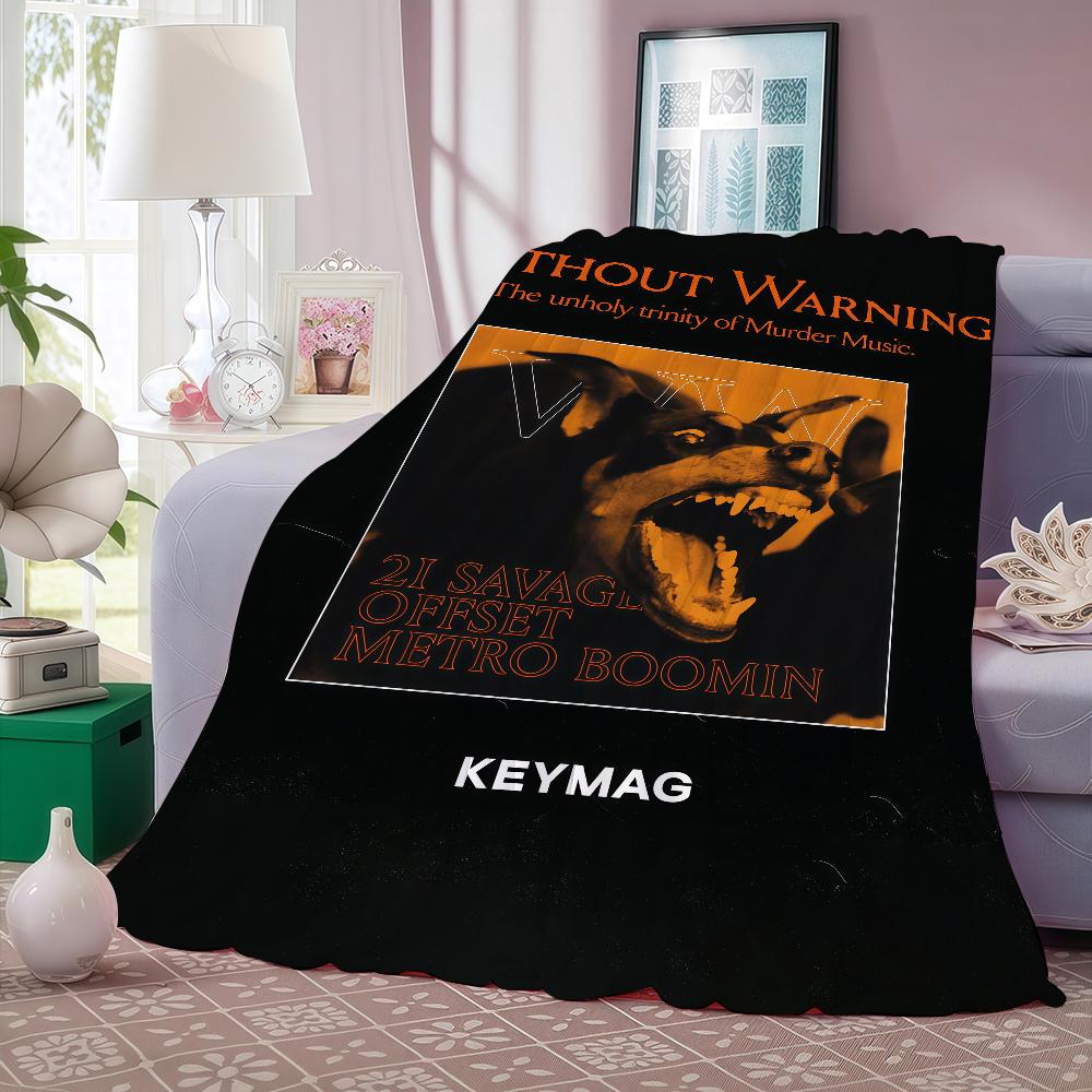 

Singer Offset Kiari Blanket Warm And Soft Suitable For Bedroom Living Room Sofa Bed Office Travel Camping 30x40in