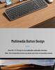 Thin Dual-Mode Wireless Bluetooth Keyboard & Mouse Set for MacBook, Laptop, Phone, iMac
