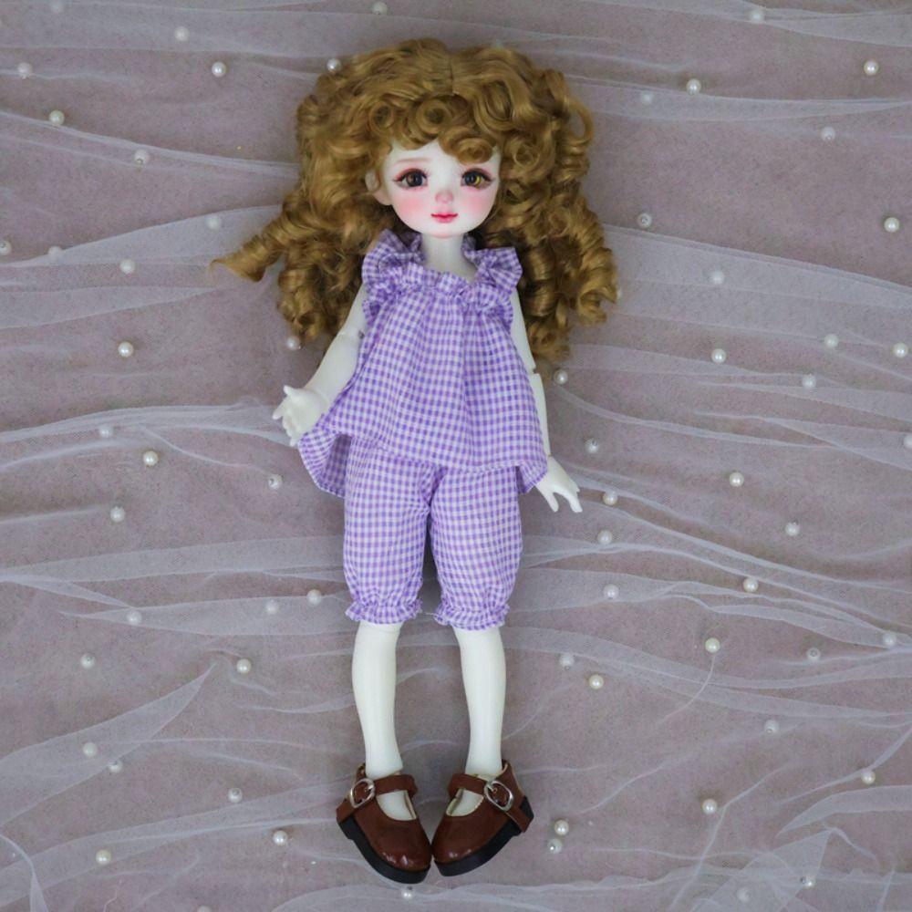 Retro 30cm Doll Clothes Cute Dress Pajamas Trendy Girl Toy Gift (Only Sell clothes)
