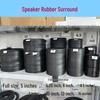 Rubber Edge Rings for Speakers: 6.5, 8, 10, 12 Inch