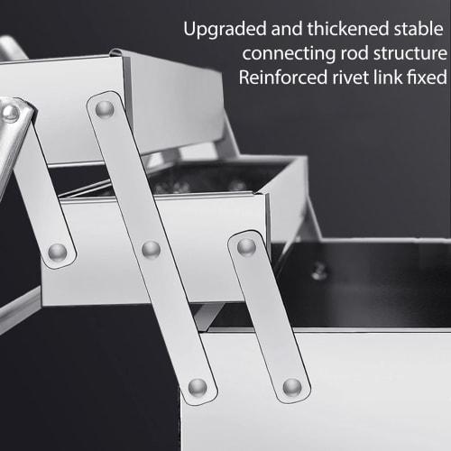 Stainless Steel Cantilever Folding Metal Tool Box, 3-Tier 5-Tray, Portable Toolbox Organizer Storage Toolbox for Screwdrivers, Wrenches, Drills (350)