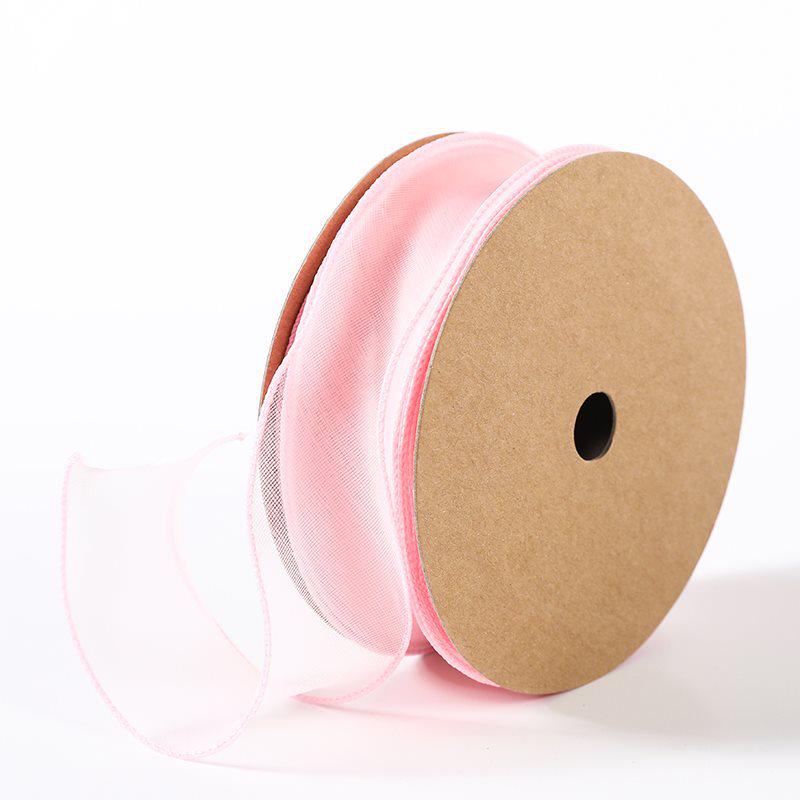 Iridescent Pearl Wave Silk Ribbon: Fishtail Yarn for Floral Arrangements & Decorations