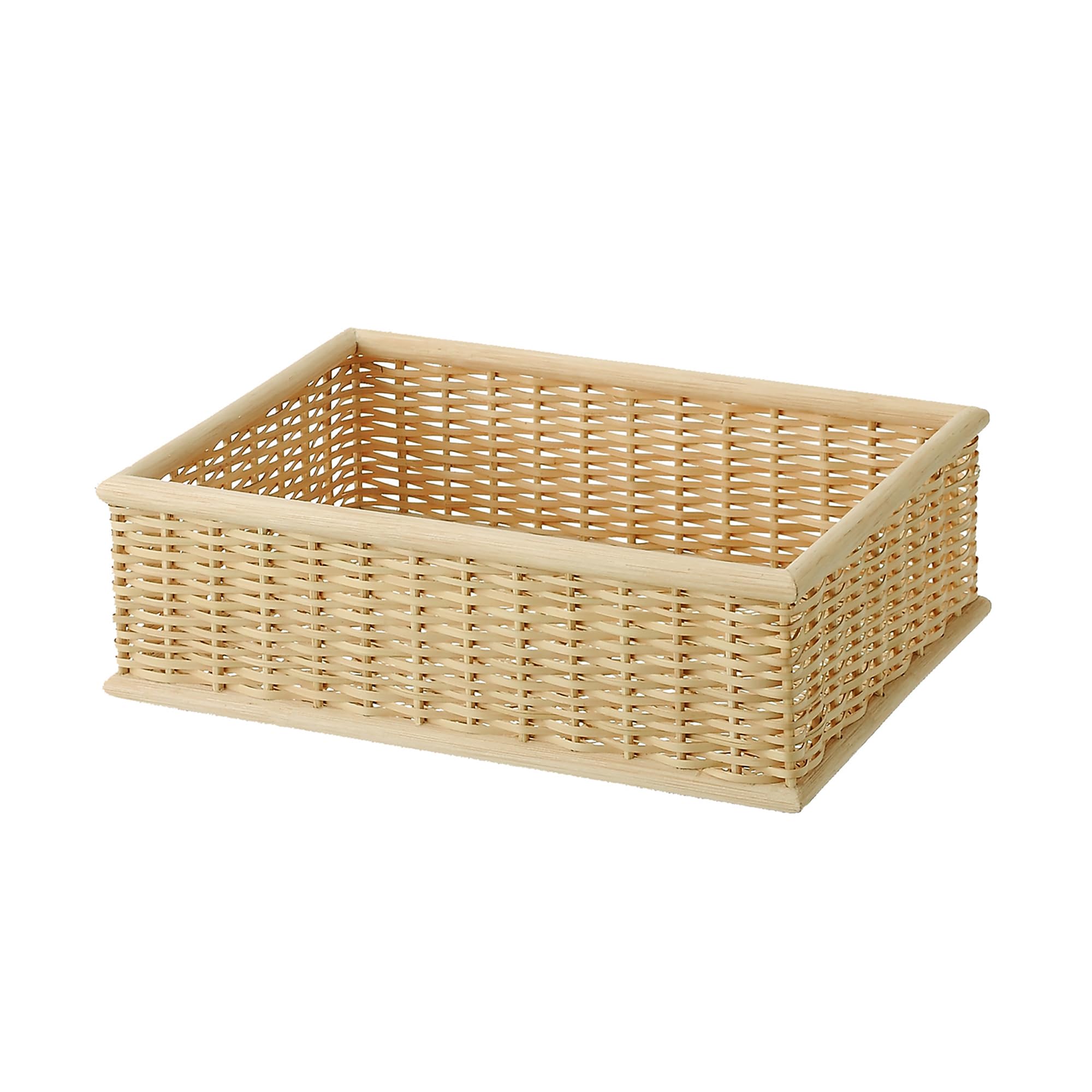 

MUJI Перекрывающая прямоугольная корзина для желтохвоста, маленькая, ширина 37 x глубина 26 x высота 12 см 47027907