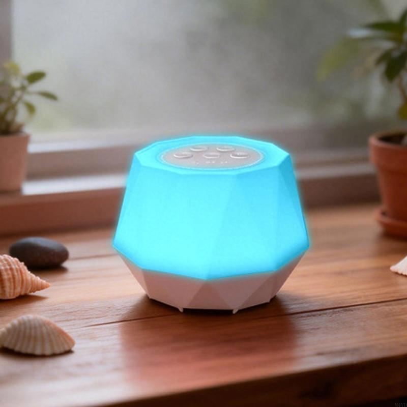 Portable Multicolor Night Light With Timer And Wireless Speaker For Bedroom Nursery Decoration M4YD