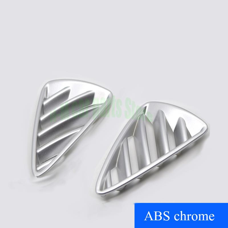 Für Mazda CX-3 CX3 2017 2018 Chrom Zubehör Klimaanlage Vent Outlet Panel Trim Abdeckung Innen Teile Carbon