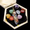 Natural Crystal Healing Stone Folk Crafts Seven Chakra Energy Stone  for Meditation