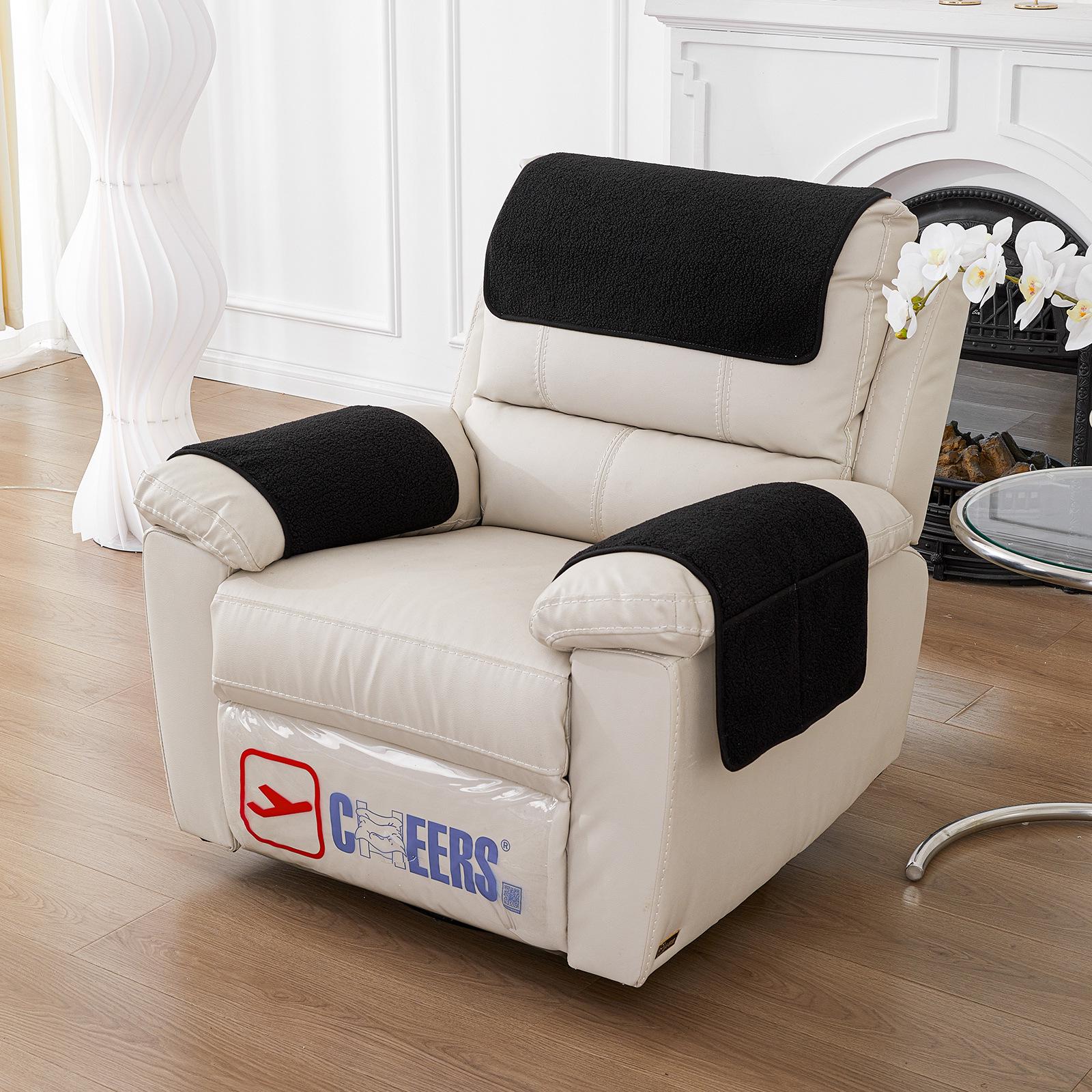 

Комплект подушек-подголовников и подлокотников из овечьей шерсти для дивана с карманом для хранения Four-piece Set (No Pocket)