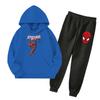 Unisex Kids Hoodie and Jogger Set with Graphic Print and Pockets for Everyday Wear