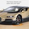 1:24 Tourbillon Atlantic Car Model Toy Wheel Steering Sound Light Pull Back Sports Cars Miniature Models Collecting Ornaments