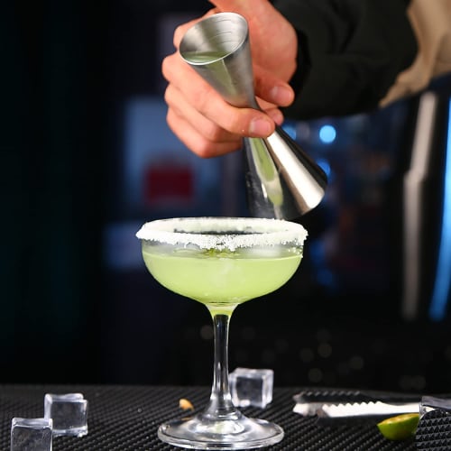 Stainless Steel Measuring Cup, 30ml/45ml Measuring Cup, Silver, for Cocktails, Bar Supplies