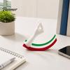 Desktop Ornaments 3D Printed Gesture Figurine Ornament with Three-color Striped Base, Funny Nodding Classic Shake Toy for Desk Decor, Stress