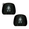 Anti-fouling Car Seat Protectors 2Pcs Ghost Face Headrest Covers, Halloween Horror Decorations, Easy Installation Sleeves Universal Fit Washable