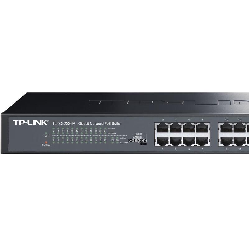 TP-LINK TL-SG2226P 24-Port Gigabit PoE+ Web/Cloud Managed Switch