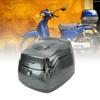 38L Motorcycle Top Box Retro Water Resistant Motorcycle Trunk Luggage Top Case Universal Fit for Ele