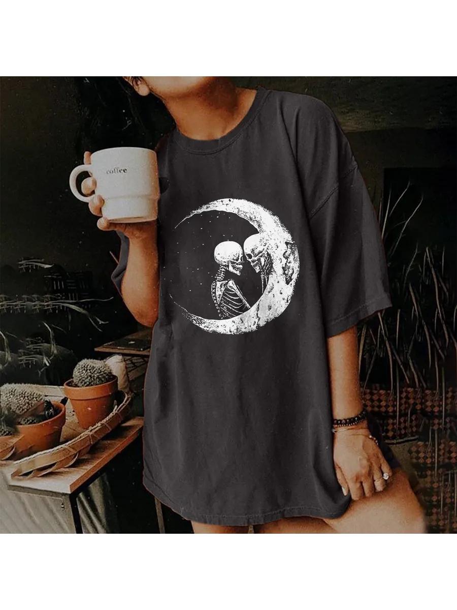 Cotton Smiley Face Printed T-shirt XL