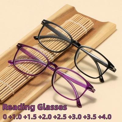 New High-definition Anti Blue Light Reading Glasses Men's and Women's Ultra Light, Fashionable, High-end Anti Fatigue Glasses