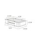 1 Piece Doll Accessories Toys  1/6 1/12 Dollhouse Miniature Furniture Storage Box Rack Model
