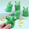 1/2/3Pcs Popping Eye Cabbage Worm Toy Anxiety Stress Relief Caterpillar Squeeze Pinch