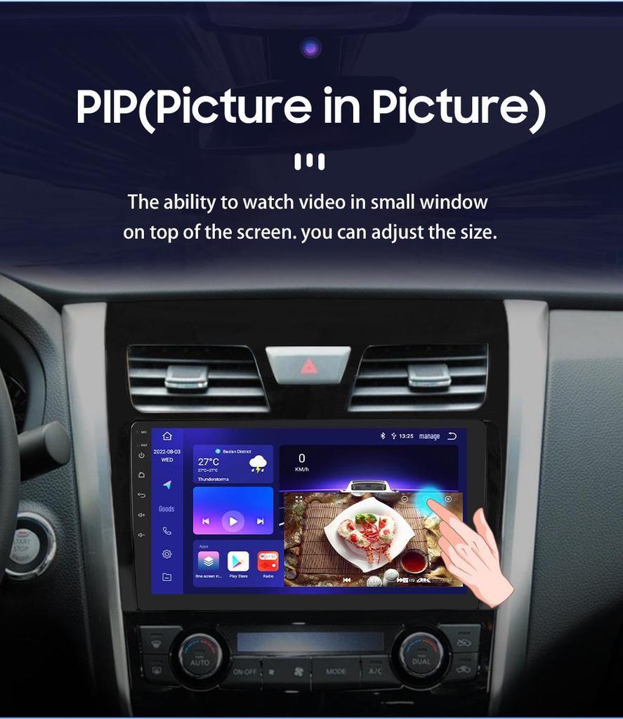 Nissan Teana 13-18 Android Large Screen Navigation with Bluetooth & Wireless CarPlay